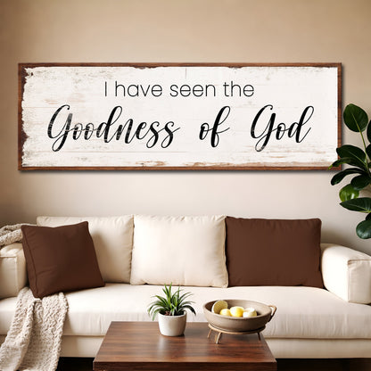 Goodness Of God Wall Sign