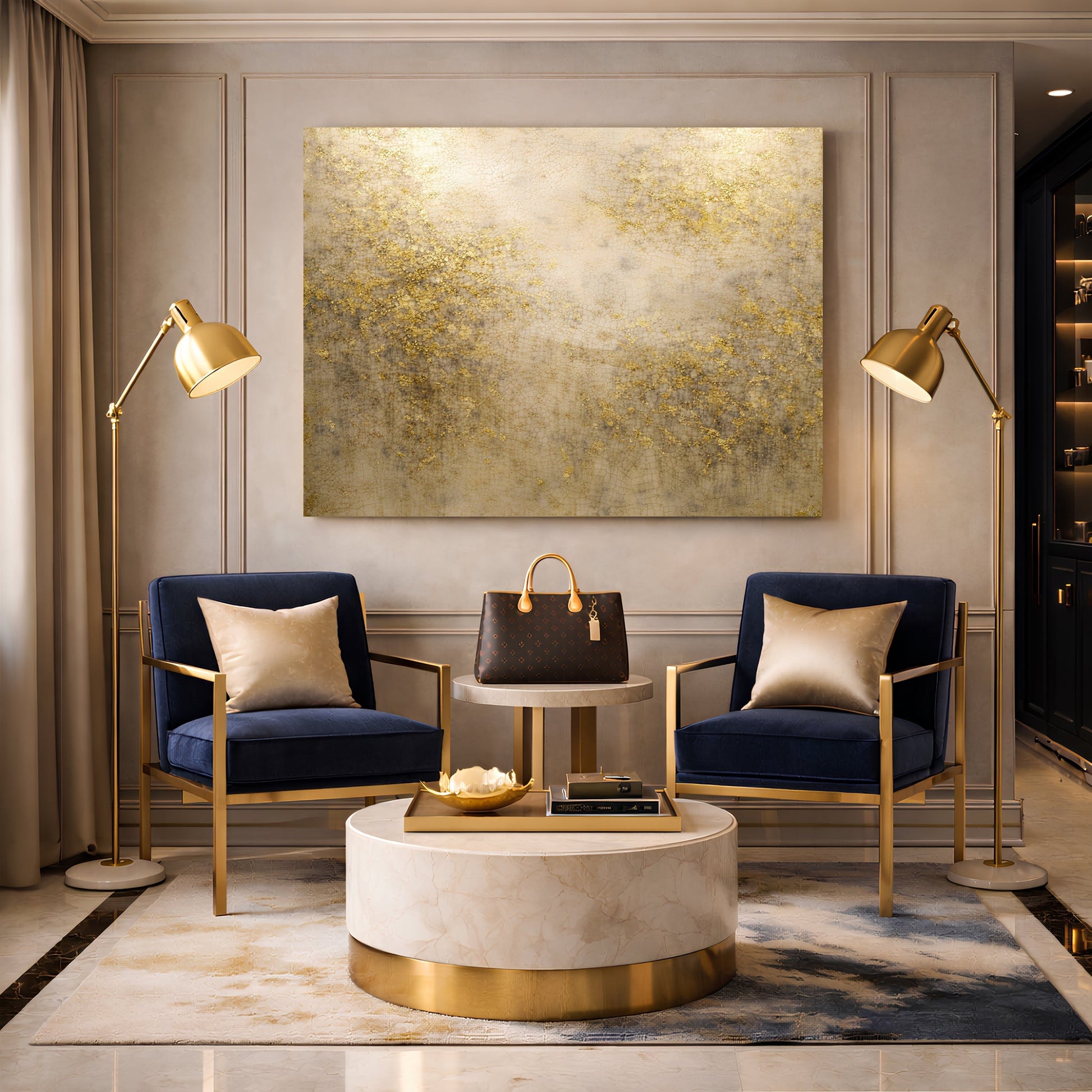 Venetian Plaster Abstract Wall Art II