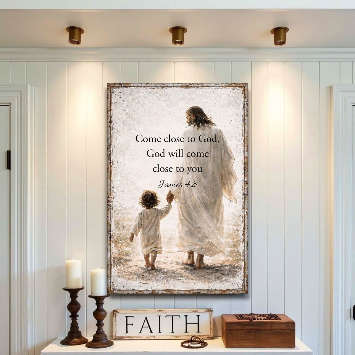 God Will Come - James 4:8 Faith Sign