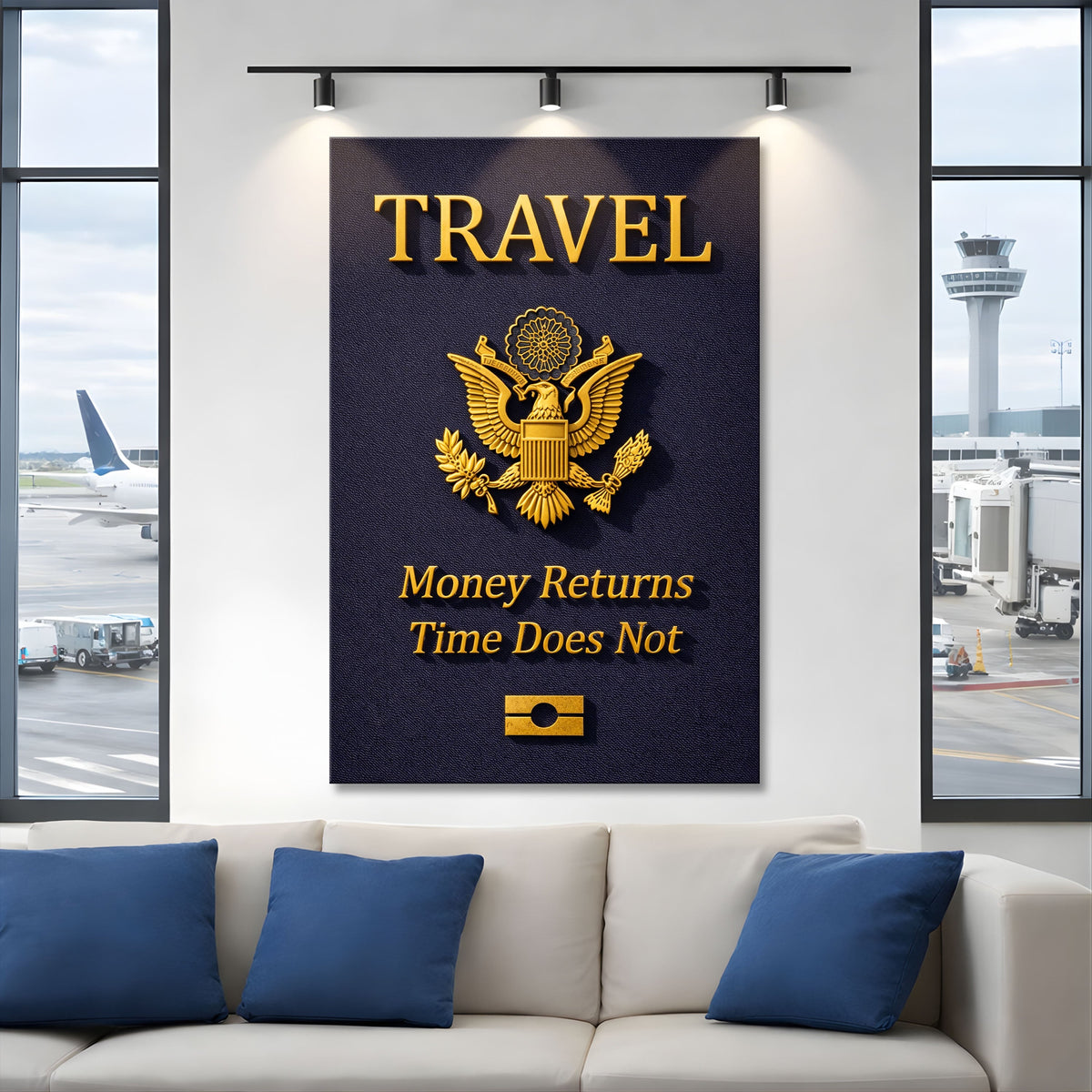Travel Passport Wall Sign