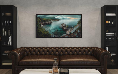 Lake Framed Canvas Wall Art