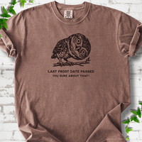 Last Frost Date Owl T-Shirt