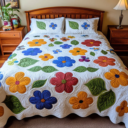 Lattice Luxe 3-Piece Quilted Bedding Set - Single (59" x 70")
