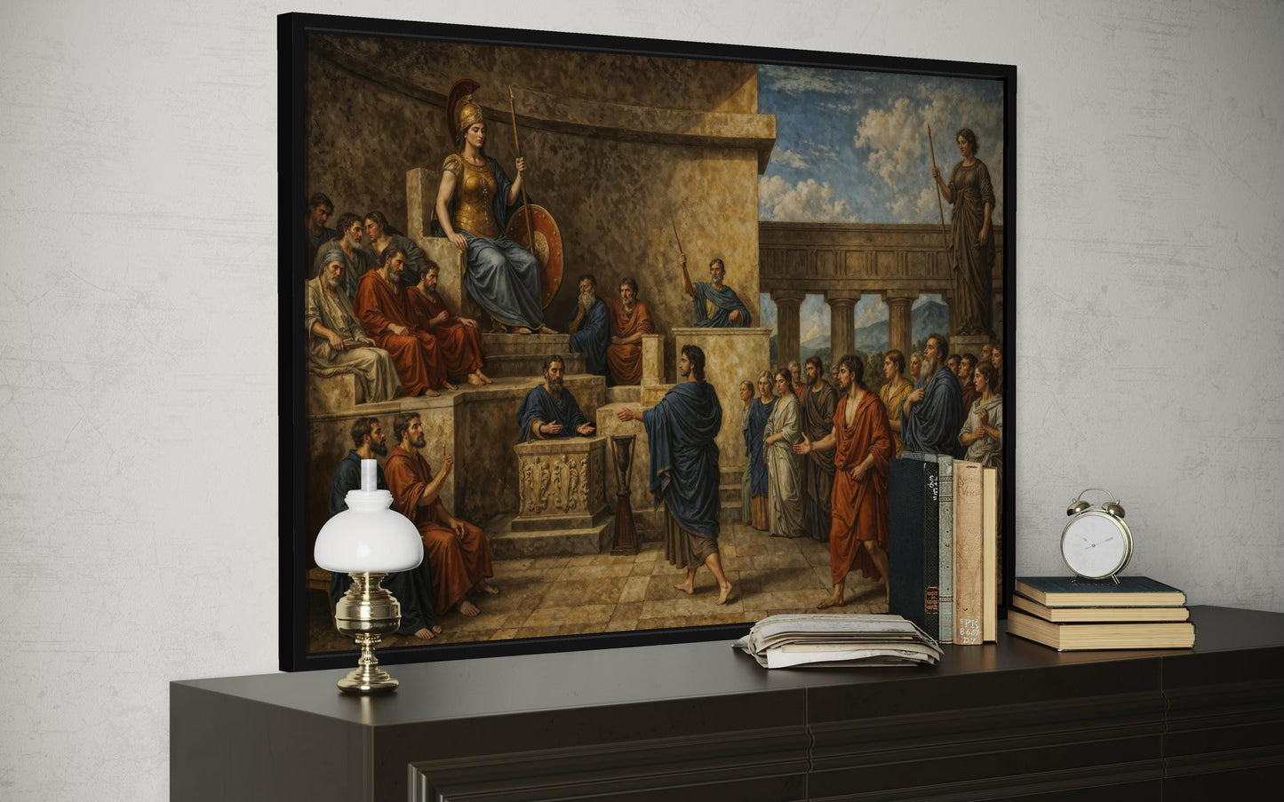 Law Office Wall Decor - Trial of Orestes Wall Art – Greek Justice Canvas