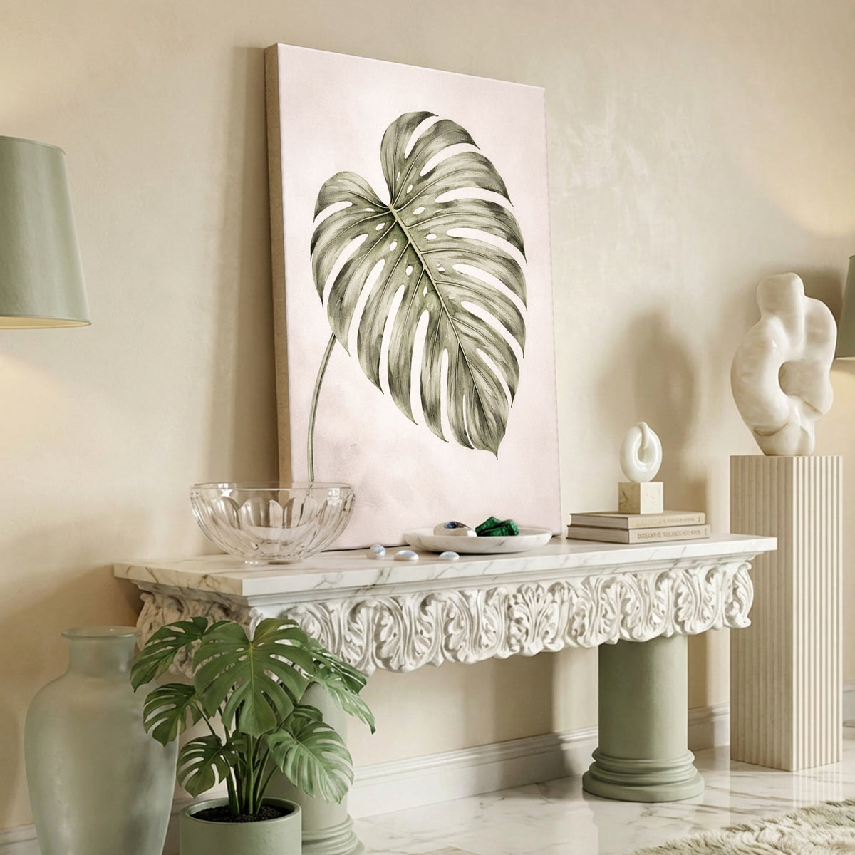 Leaf Love - 36"x24" - canvas