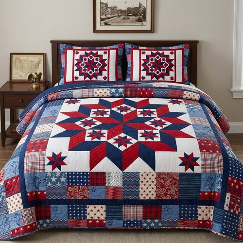 Liberty Bloom 3-Piece Quilted Bedding Set - Single (59" x 70")