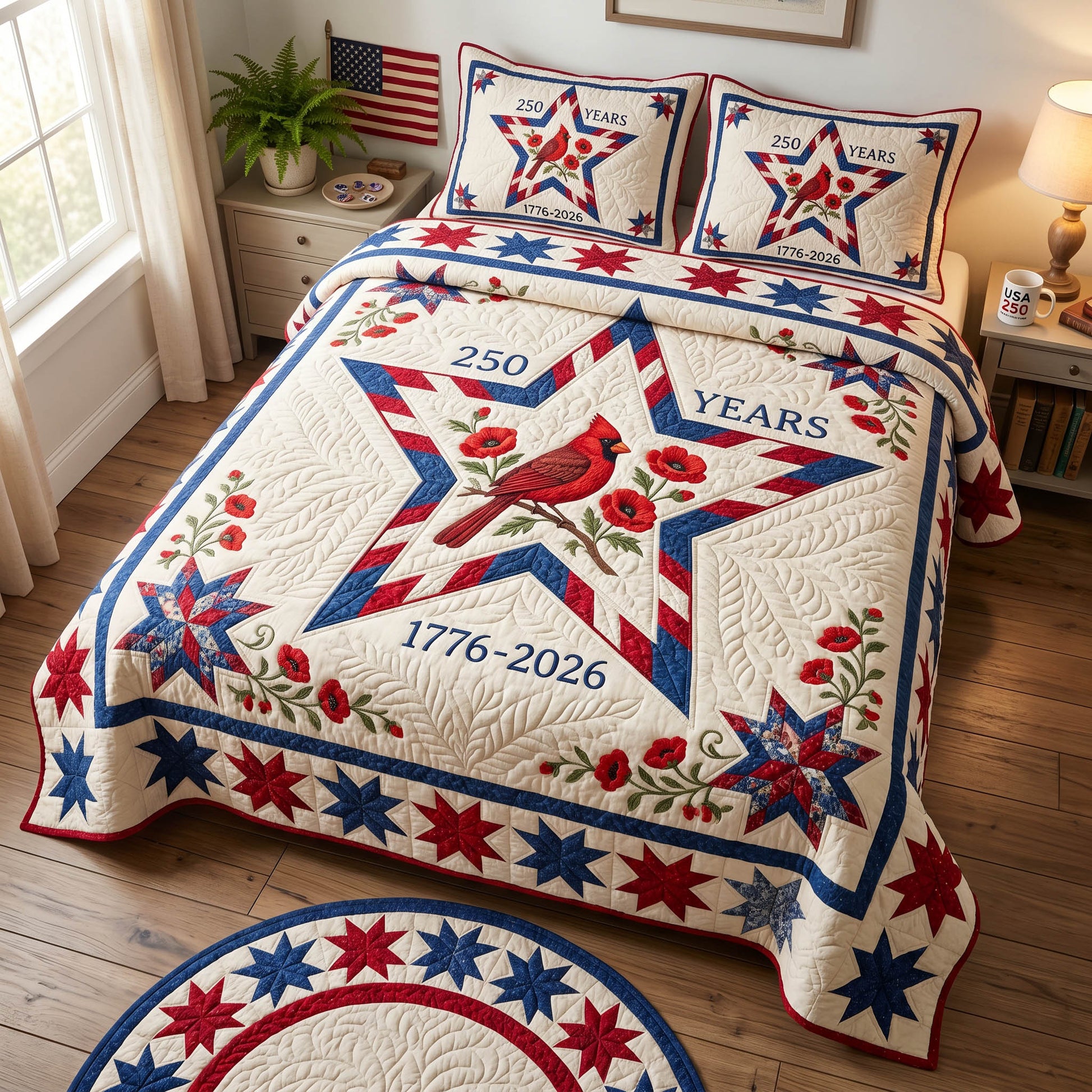 Liberty Honor 3-Piece Quilted Bedding Set - Single (59" x 70")