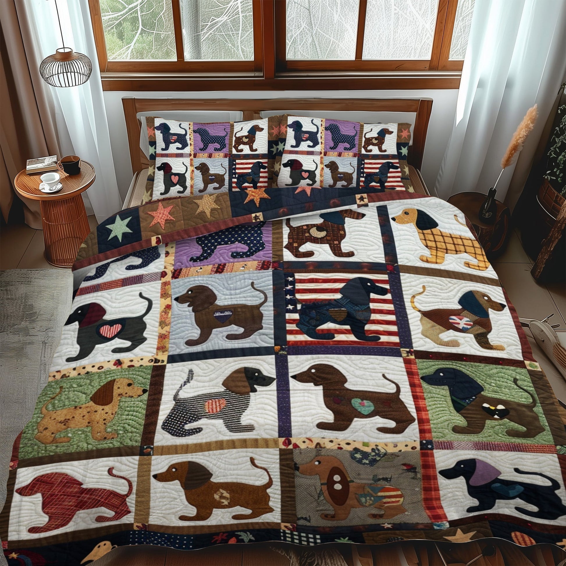 Little Legs 3-Piece Quilted Bedding Set - Single (59" x 70")