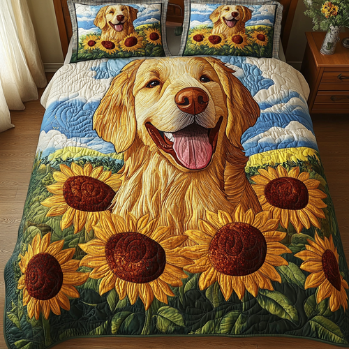 Loyal Companion 3-Piece Quilted Bedding Set - Single (59" x 70")