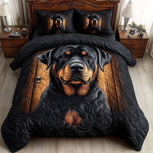 Loyal Knight 3-Piece Quilted Bedding Set - Single (59" x 70")