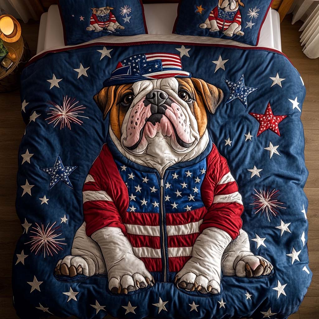 Loyal Stars 3-Piece Quited Bedding Set - Single (59" x 70")