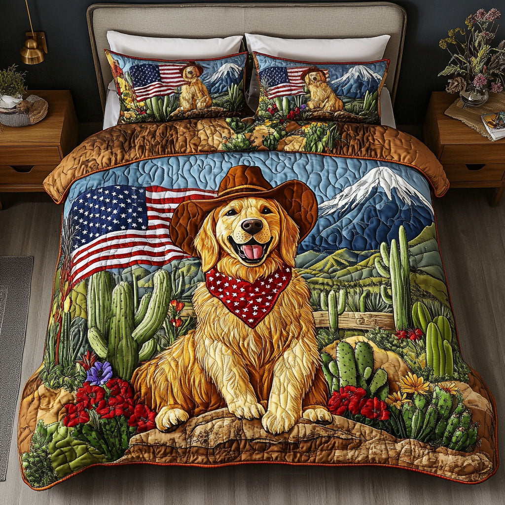 Loyal Wrangler 3-Piece Quilted Bedding Set - Single (59" x 70")