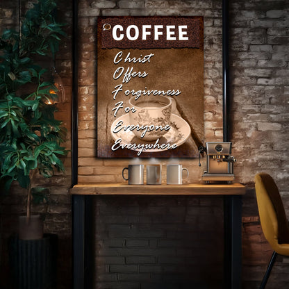Our C.O.F.F.E.E Faith Sign IX