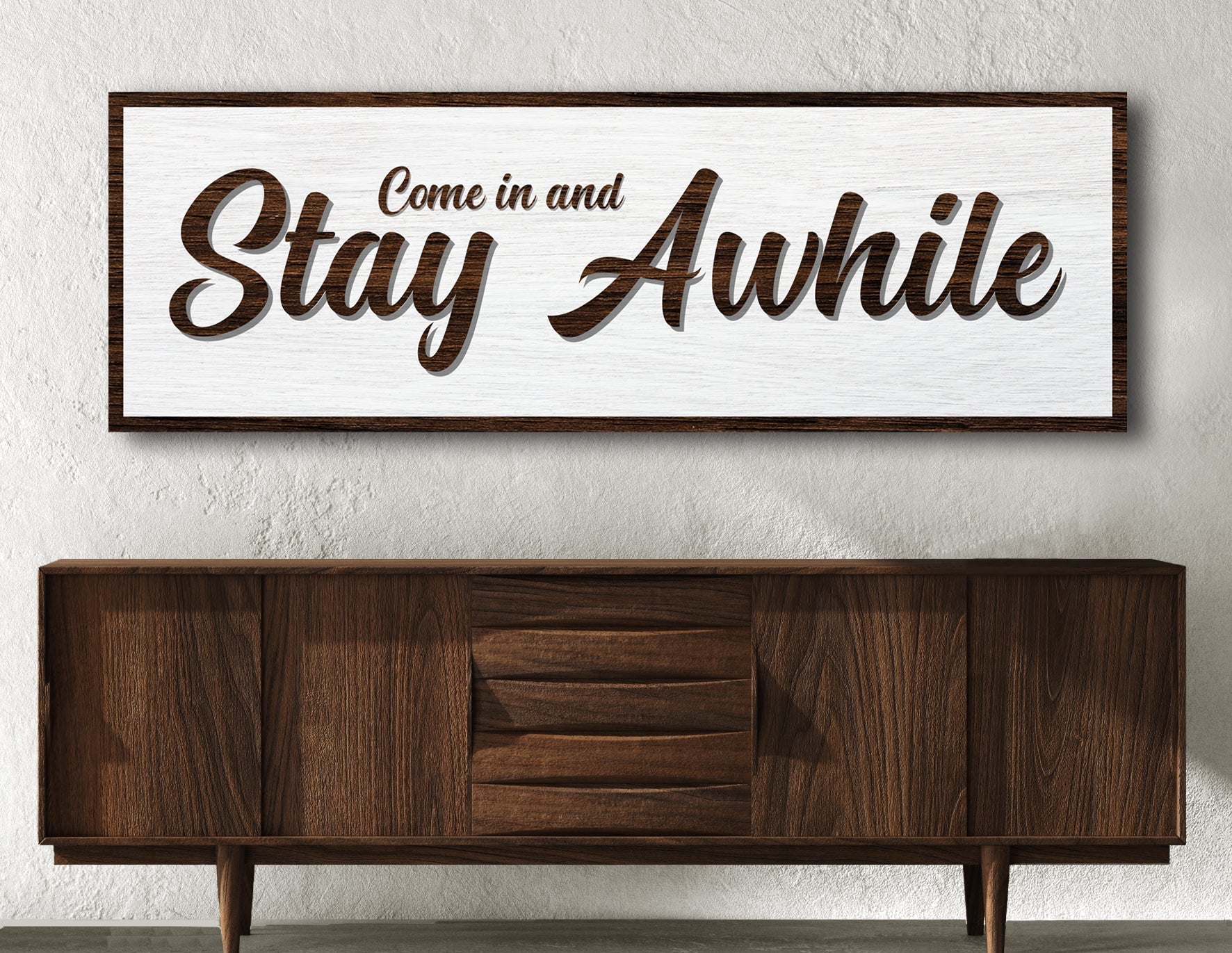 Come In & Stay Awhile Sign