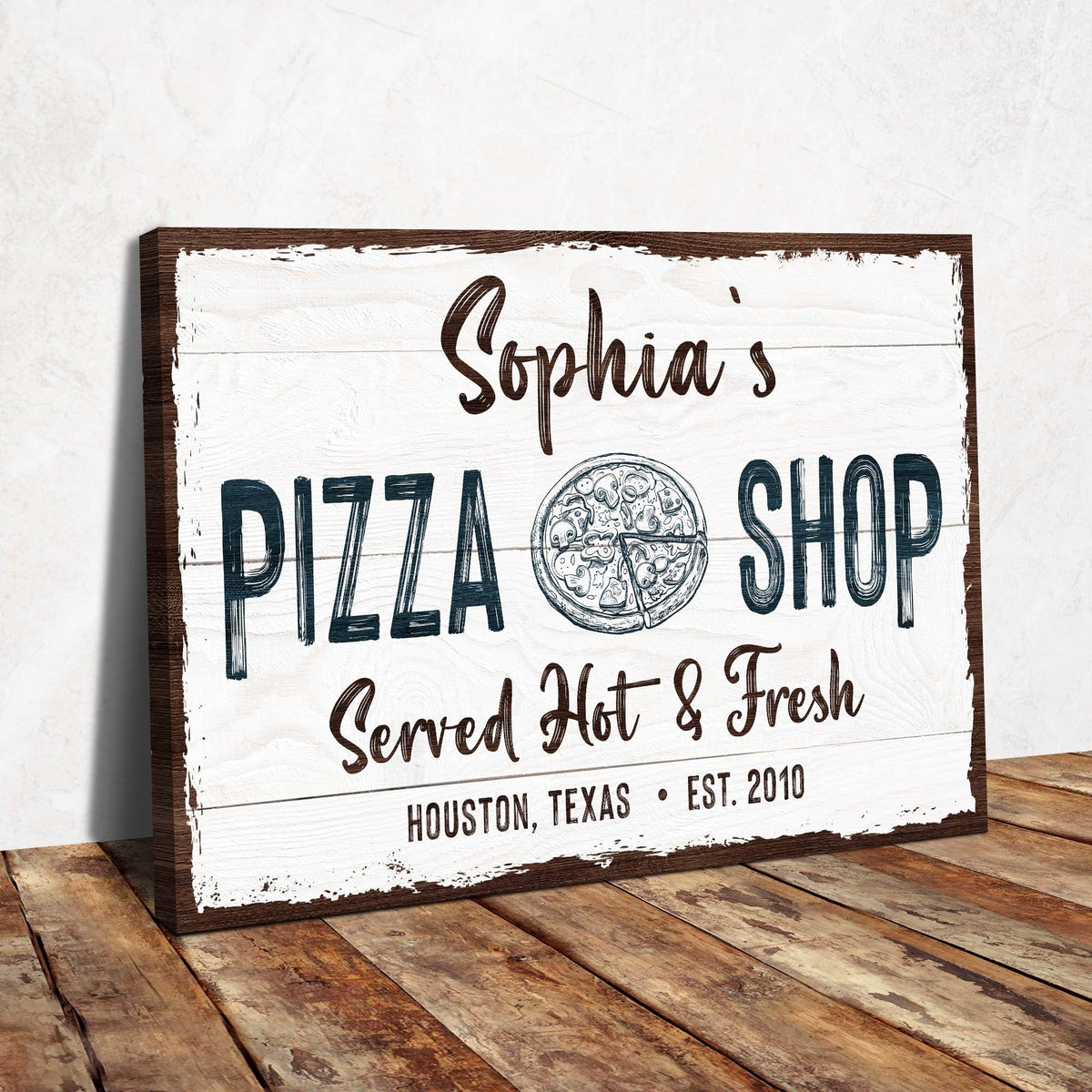 Pizza Sign IV - canvas
