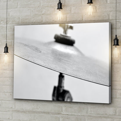Cymbal Monochrome Canvas Wall Art