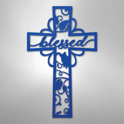 Blessed Cross - Steel Sign