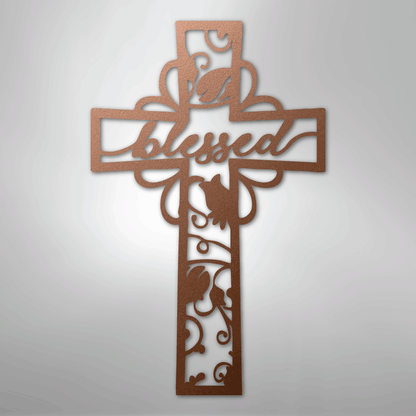 Blessed Cross - Steel Sign