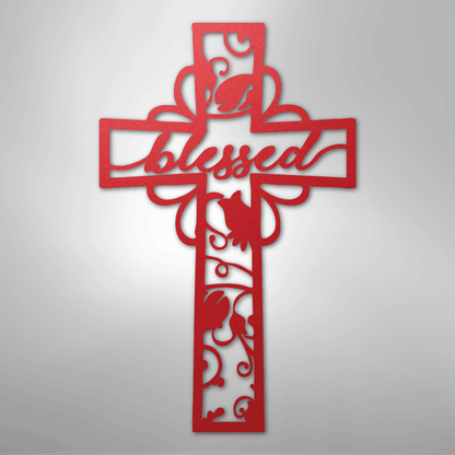 Blessed Cross - Steel Sign