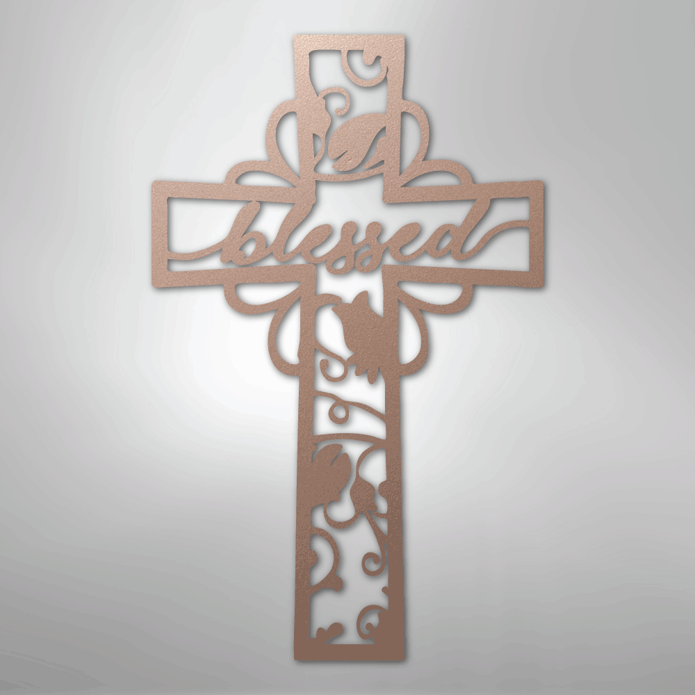 Blessed Cross - Steel Sign
