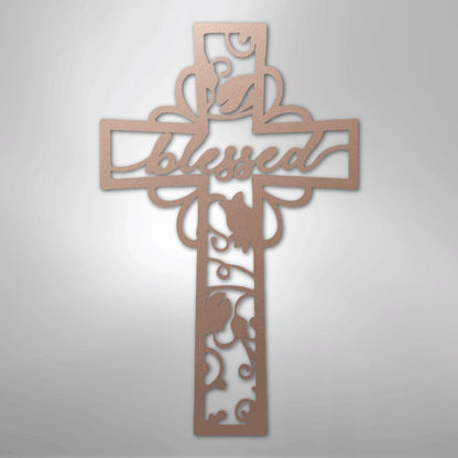Blessed Cross - Steel Sign