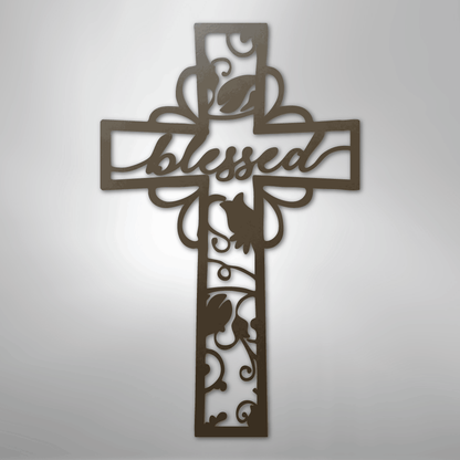 Blessed Cross - Steel Sign
