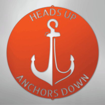 Anchor Plaque - Steel Sign