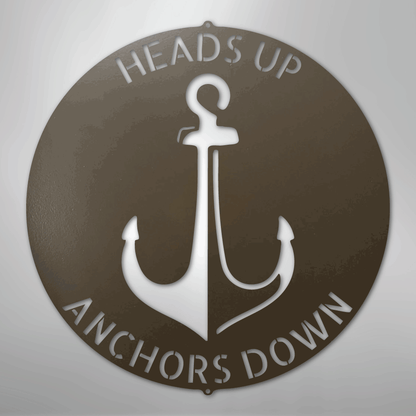 Anchor Plaque - Steel Sign