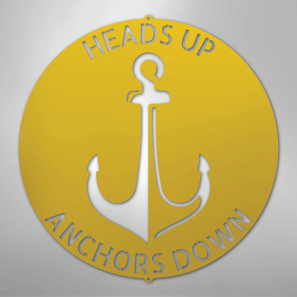 Anchor Plaque - Steel Sign