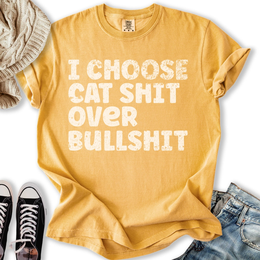 I Choose Cat Shit Relaxed Tee