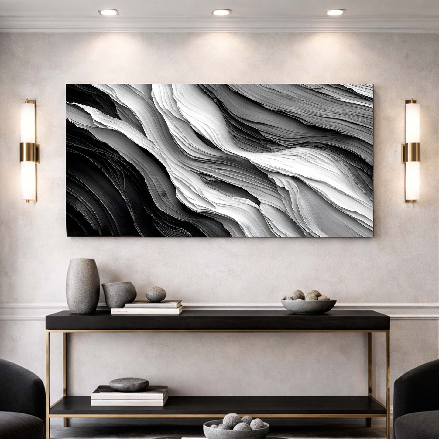 Minimalist Marble Flow