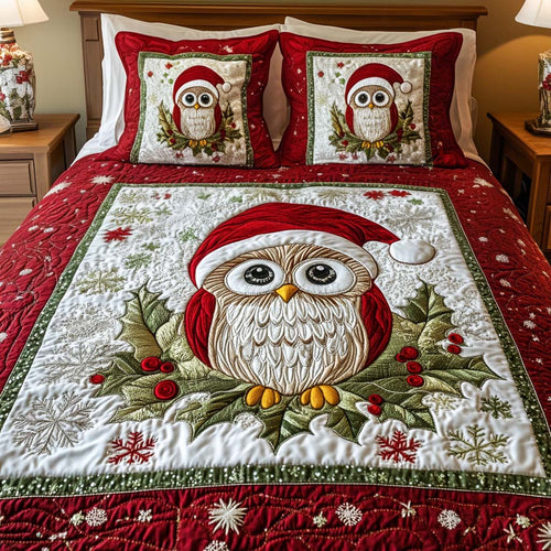 Merry Nights 3-Piece Quilted Bedding Set - Single (59" x 70")