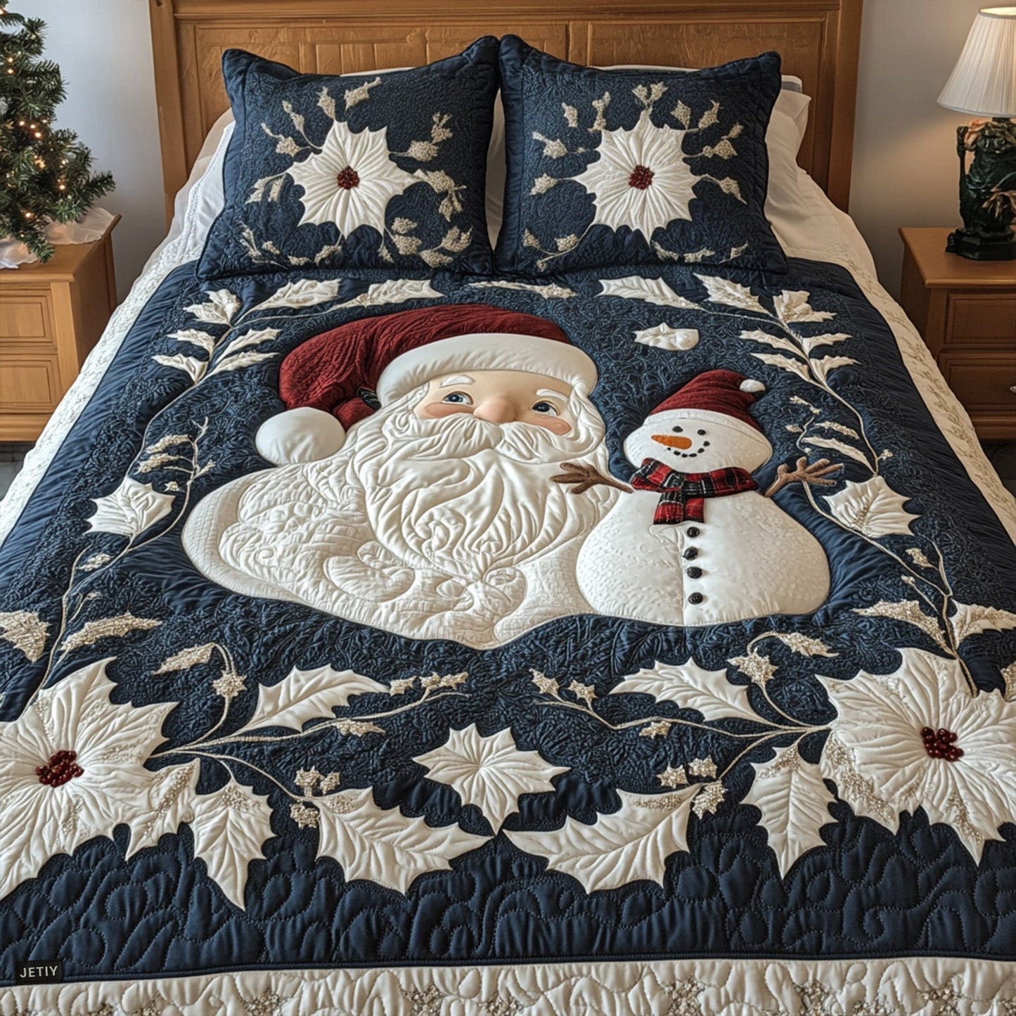Merry Magic 3-Piece Quilted Bedding Set - Single (59" x 70")