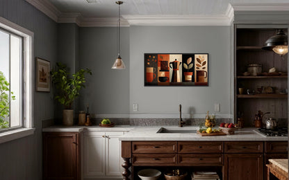 Mid Century Modern Coffee Wall Art