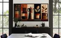 Mid Century Modern Coffee Wall Art