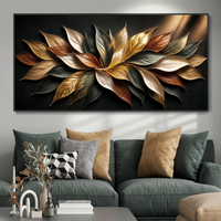 Midnight Autumn Gold Petals
