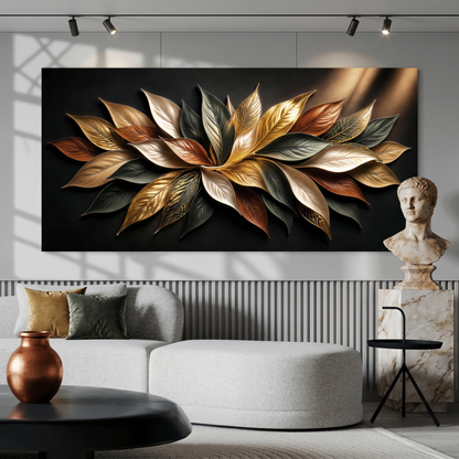Midnight Autumn Gold Petals