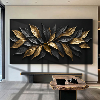 Midnight Golden Petals