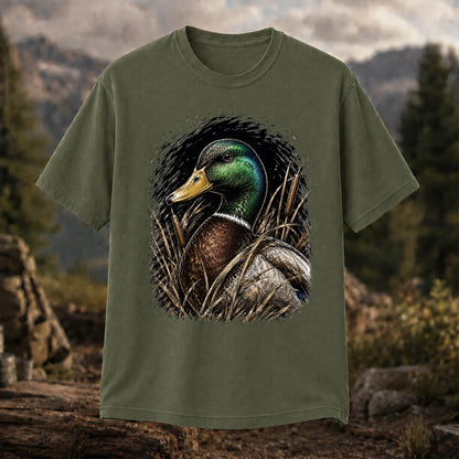 Mallard Duck T-Shirt, Vintage Waterfowl Hunting Tee