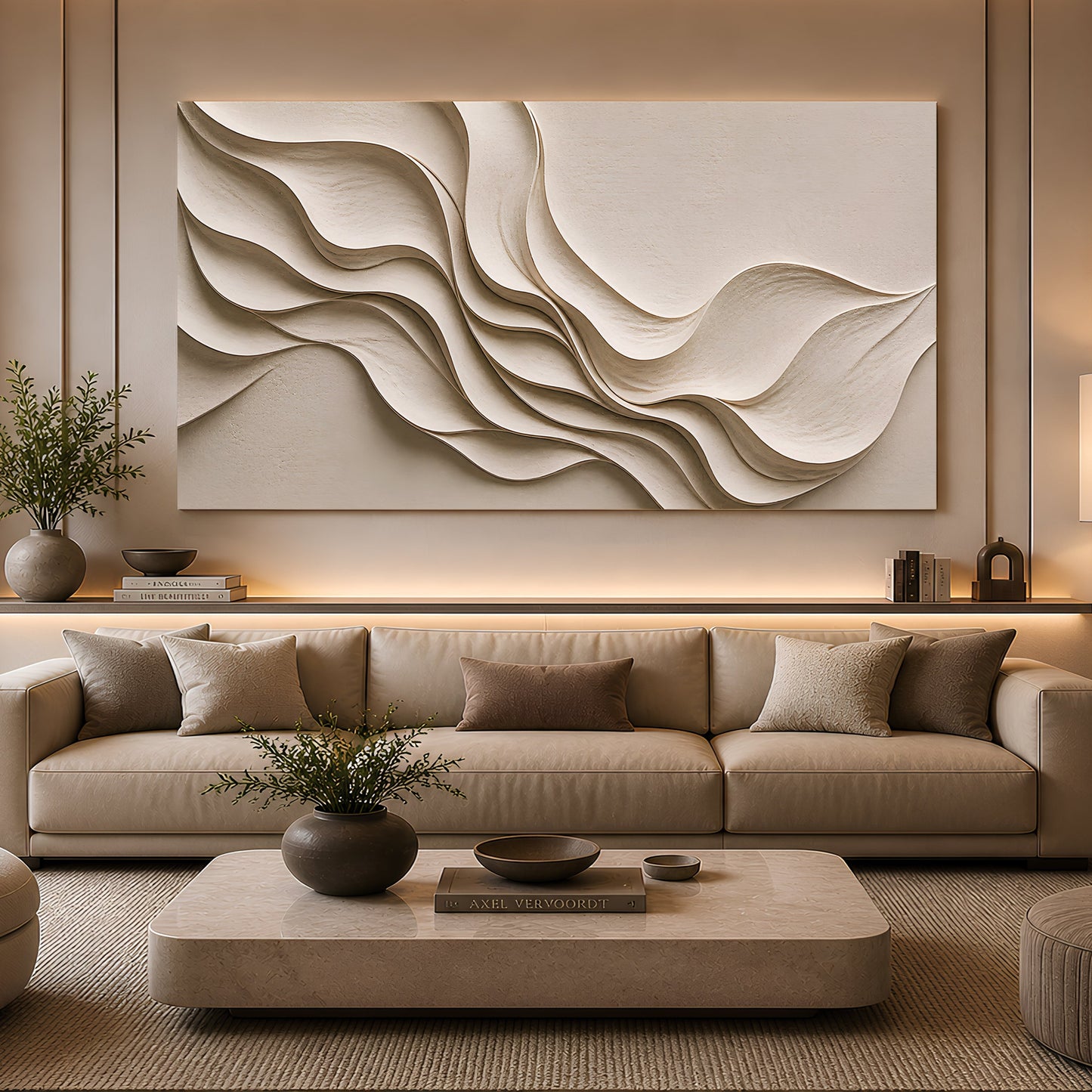 Minimalist Fabric Wave