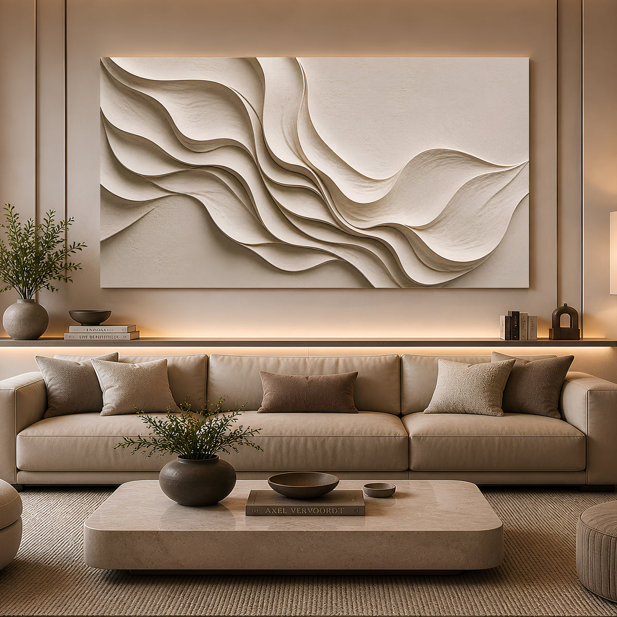 Minimalist Fabric Wave