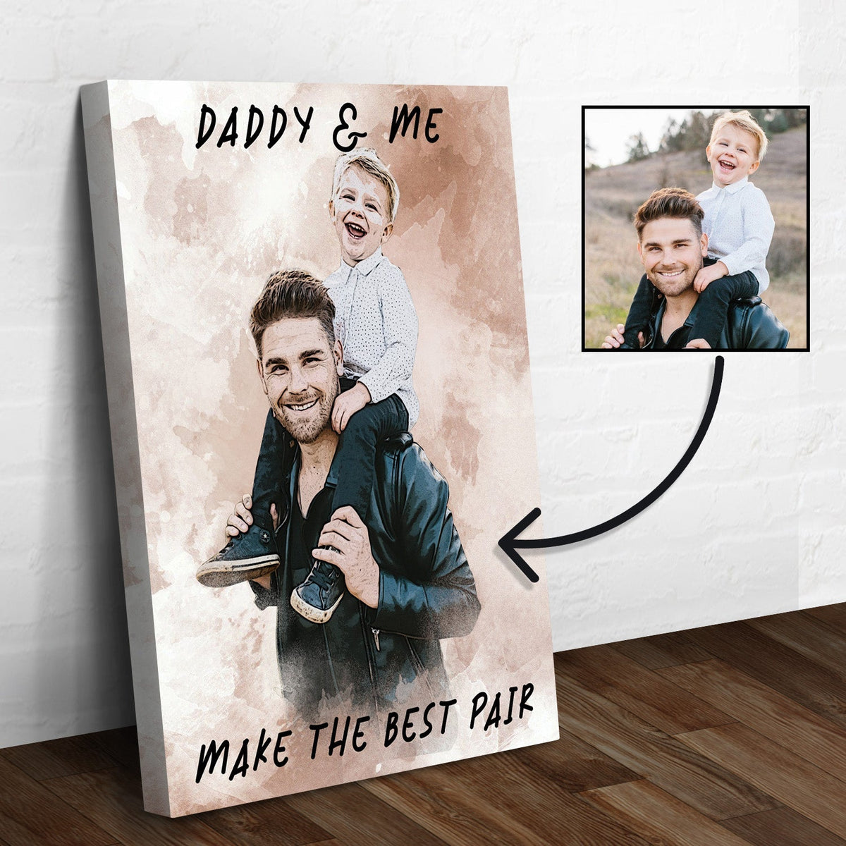 Daddy & Me Make a great Pair Sign