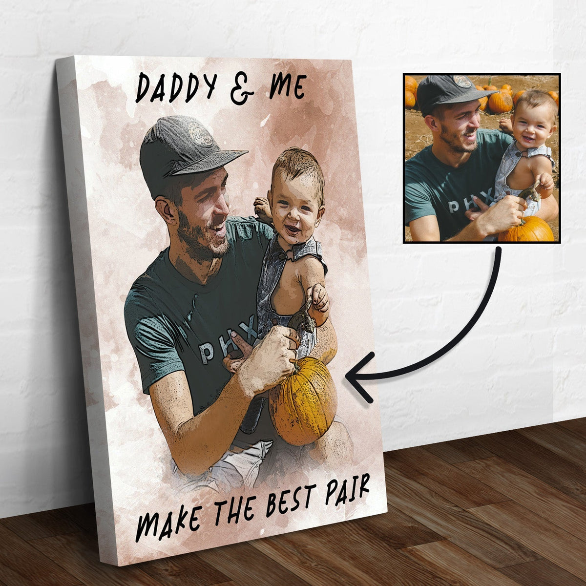 Daddy & Me Make a great Pair Sign