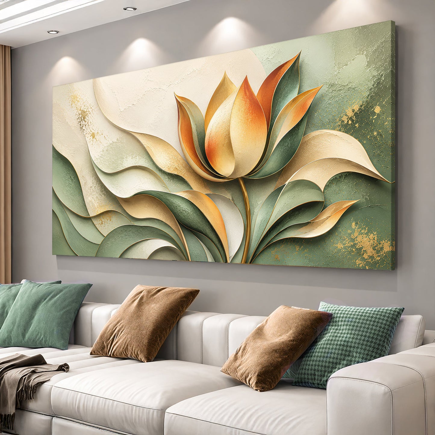 Modern Geometric Tulip