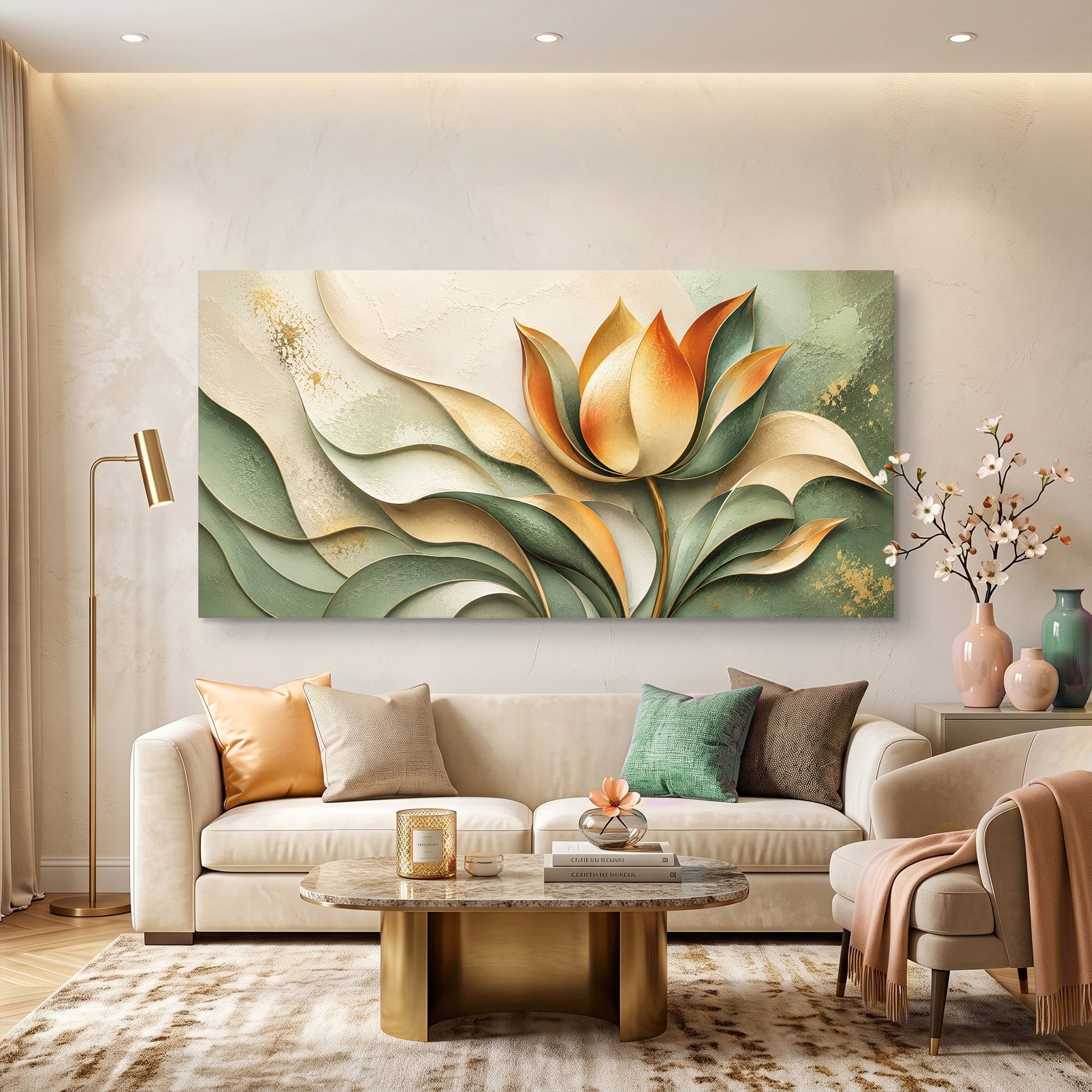 Modern Geometric Tulip