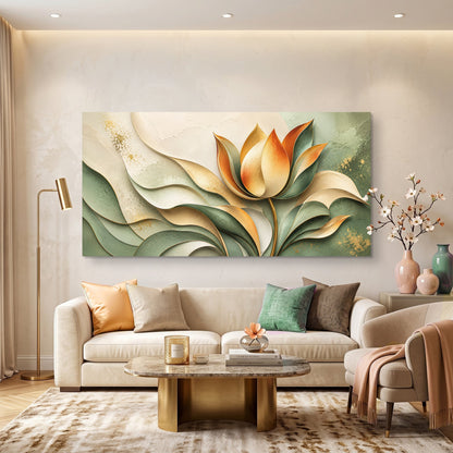 Modern Geometric Tulip