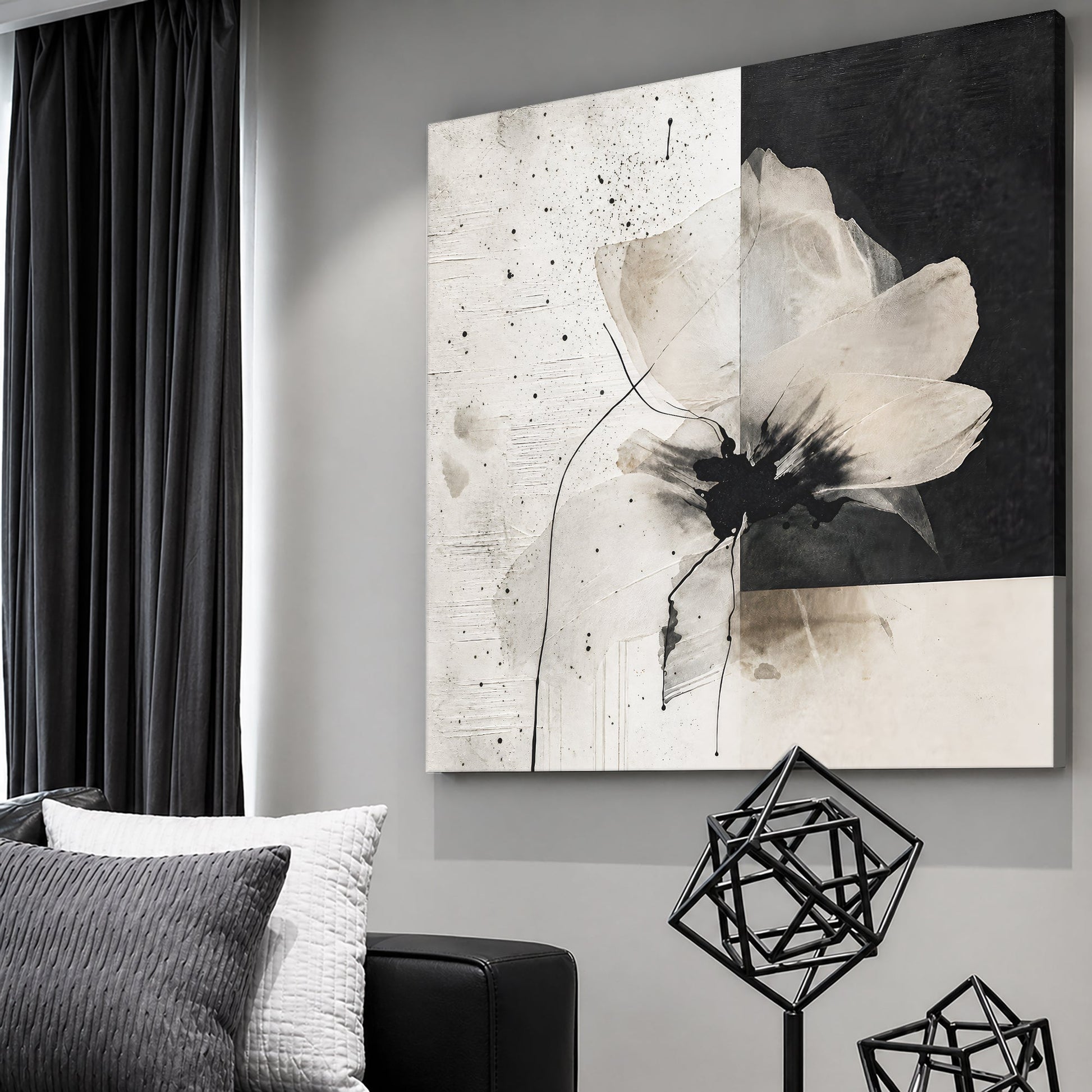 Monochrome Bloom Contrast