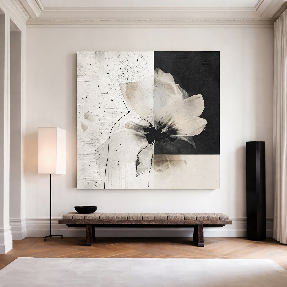 Monochrome Bloom Contrast