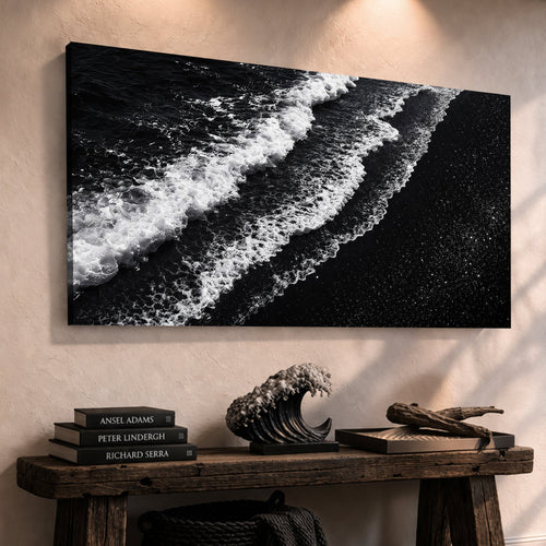 Monochrome Ocean Waves