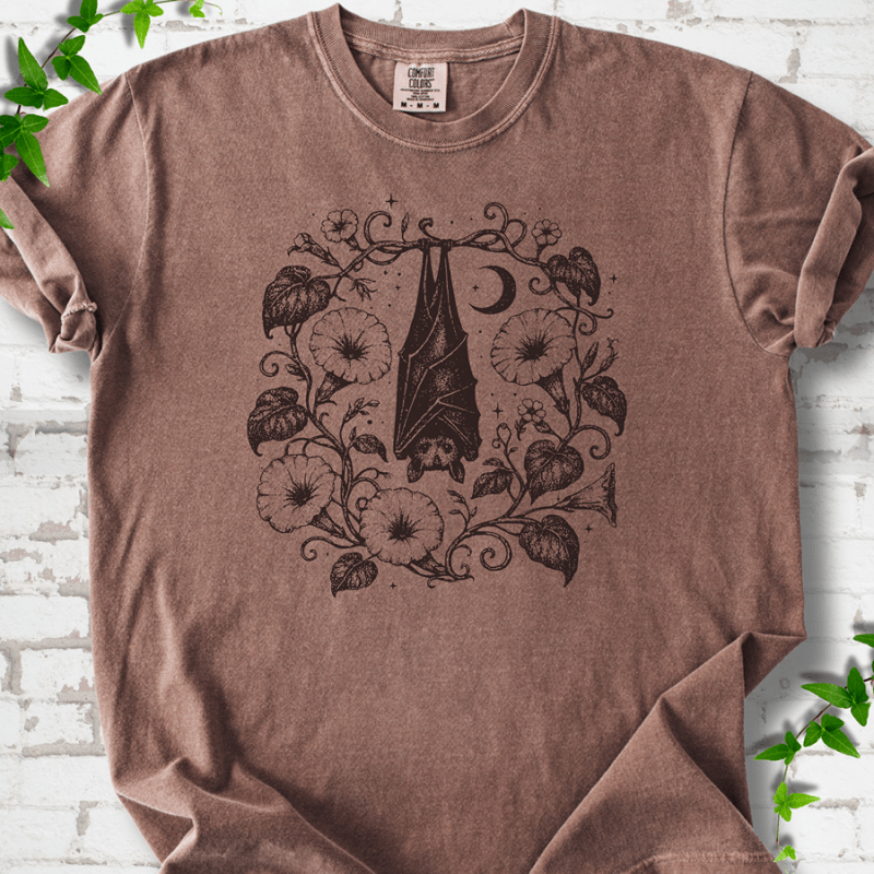 Moon Garden Bat T-Shirt